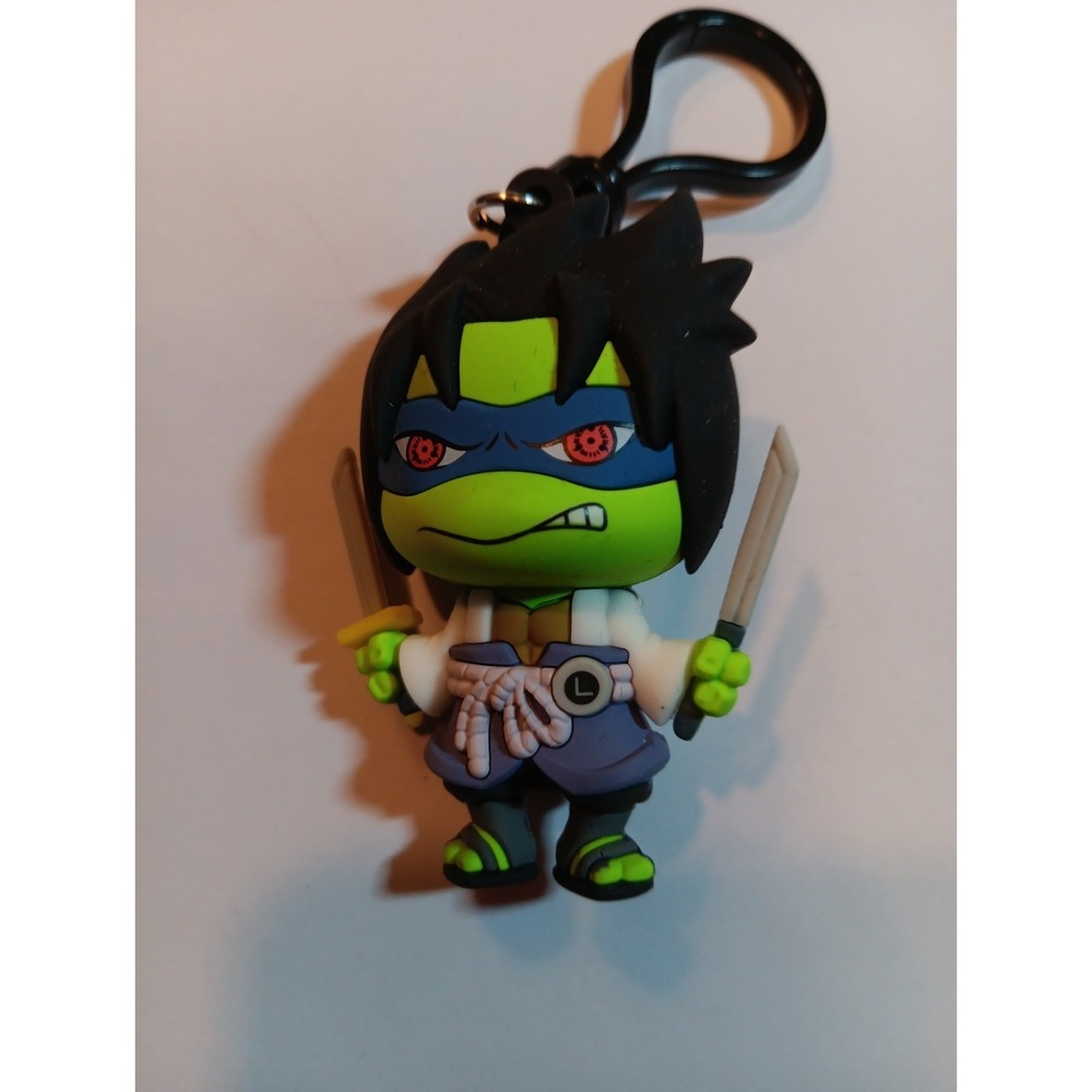 Monogram TMNT x Naruto, Leo x Sasuke bag clip Teenage Mutant Ninja Turtles